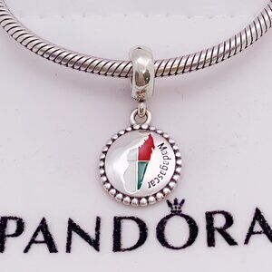 Pandora Madagascar Flag Pendant Charm